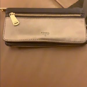 Fossil brown/ gold wallet